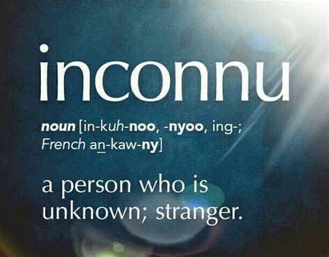 INCONNUE definition in American English .